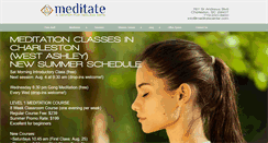 Desktop Screenshot of meditatecenter.com