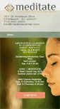 Mobile Screenshot of meditatecenter.com